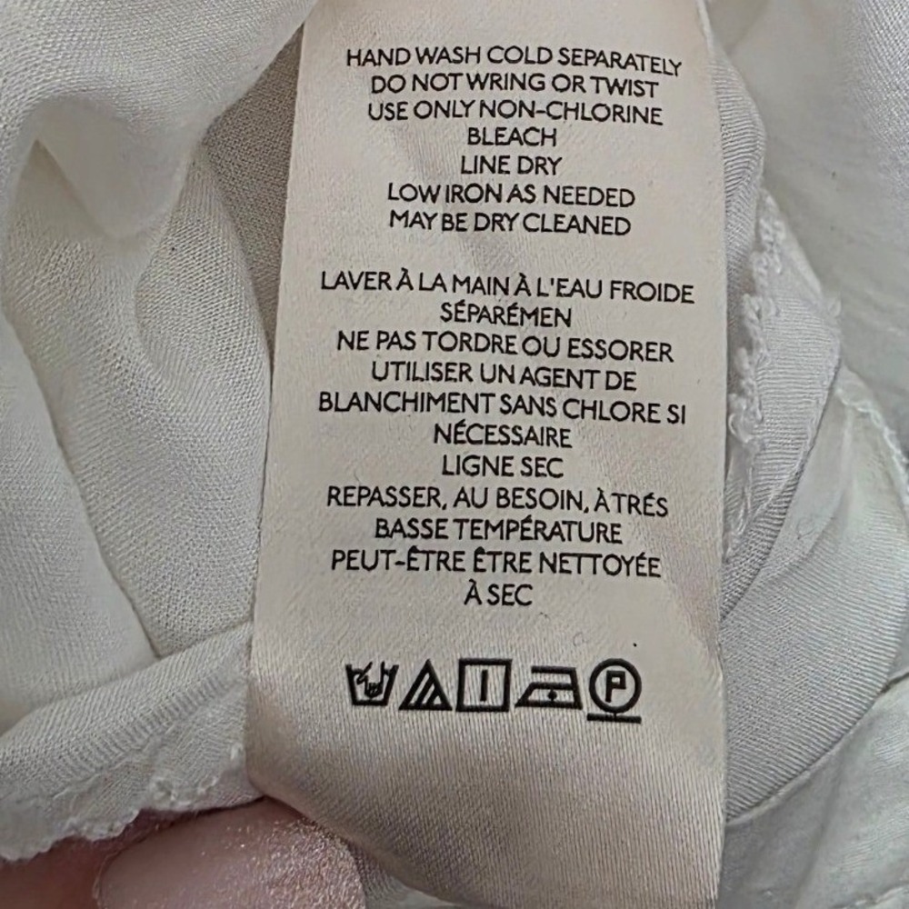 Anthropologie Halter Dress Women MP White Cotton Tiered Emily Beach Festival NWT - Picture 7 of 13